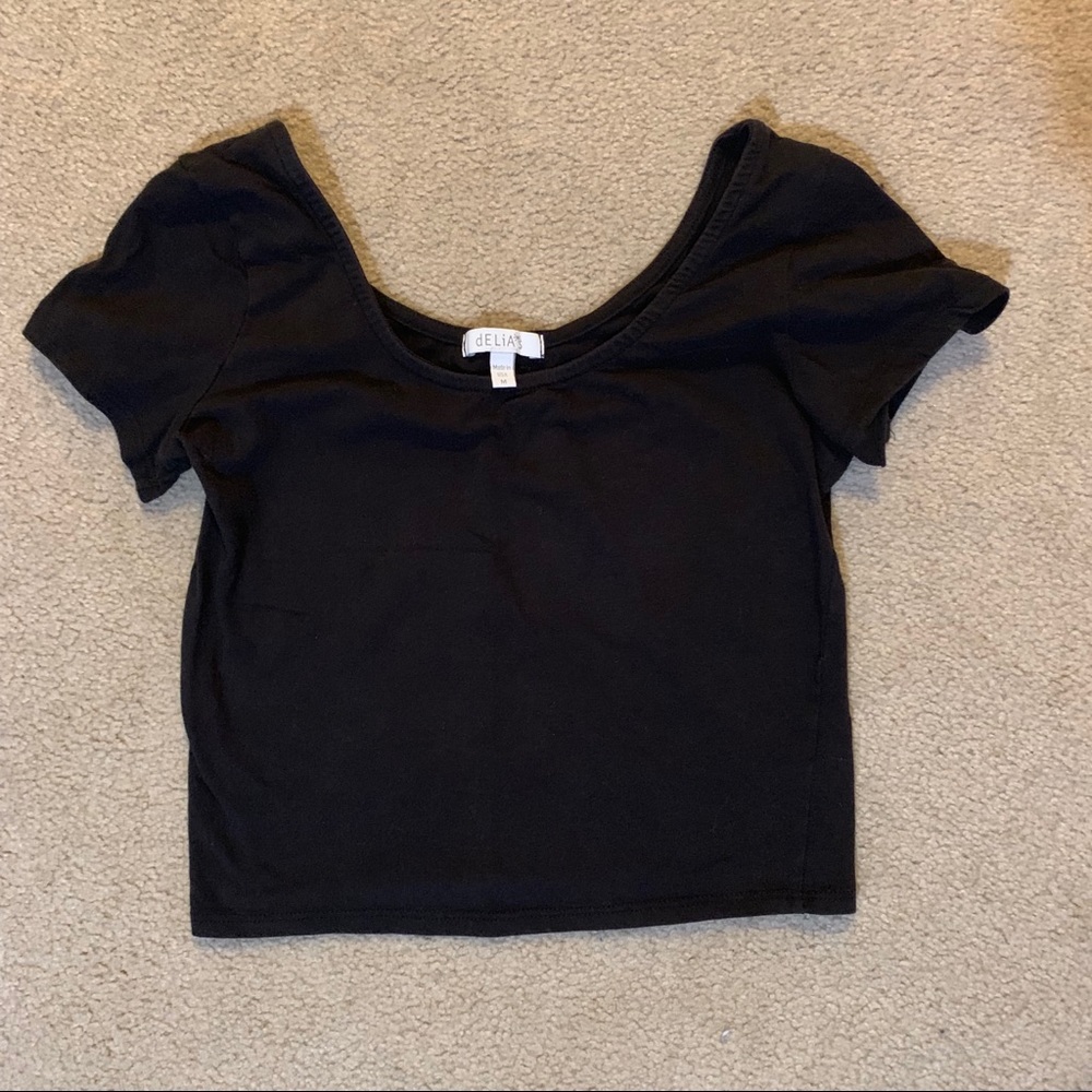 Black Crop Top